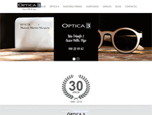Tablet Screenshot of optica3.com